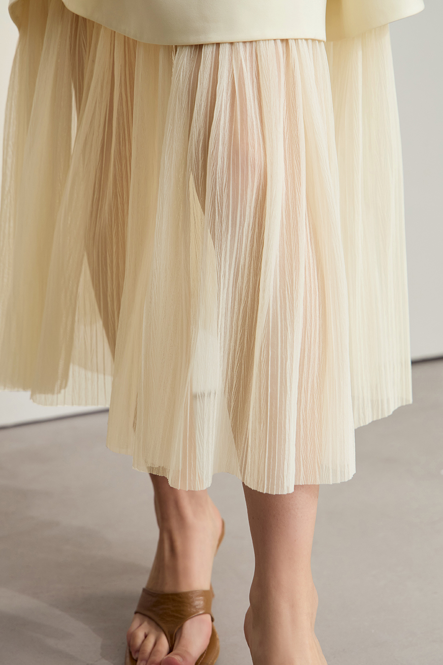 Mesh Jacquard Splicing Dress