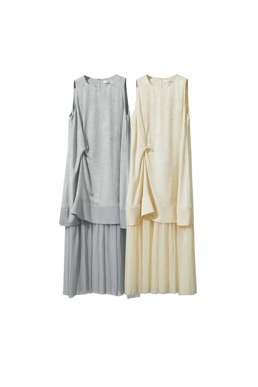 Mesh Jacquard Splicing Dress