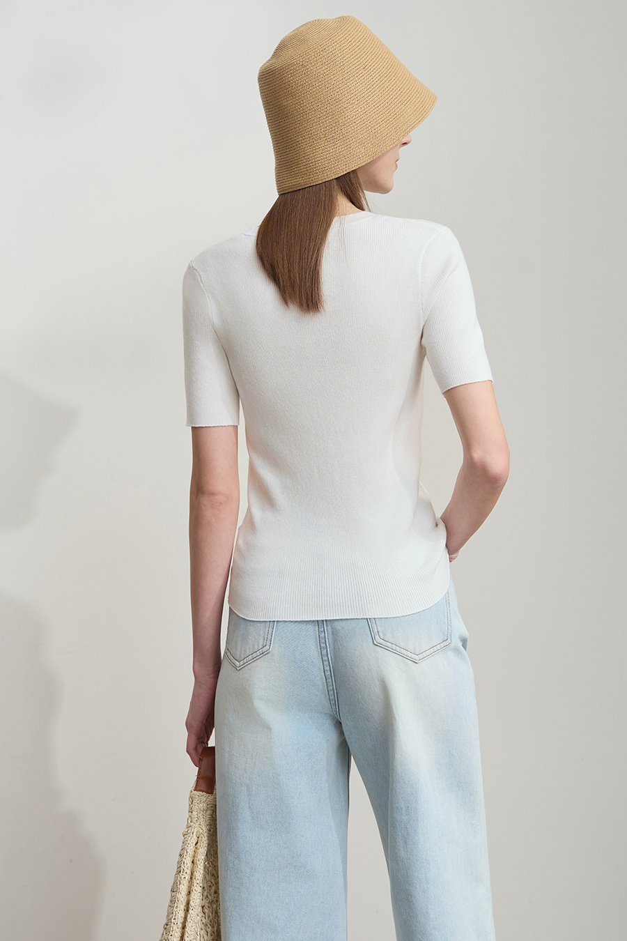 Lyocell Knit Sweater