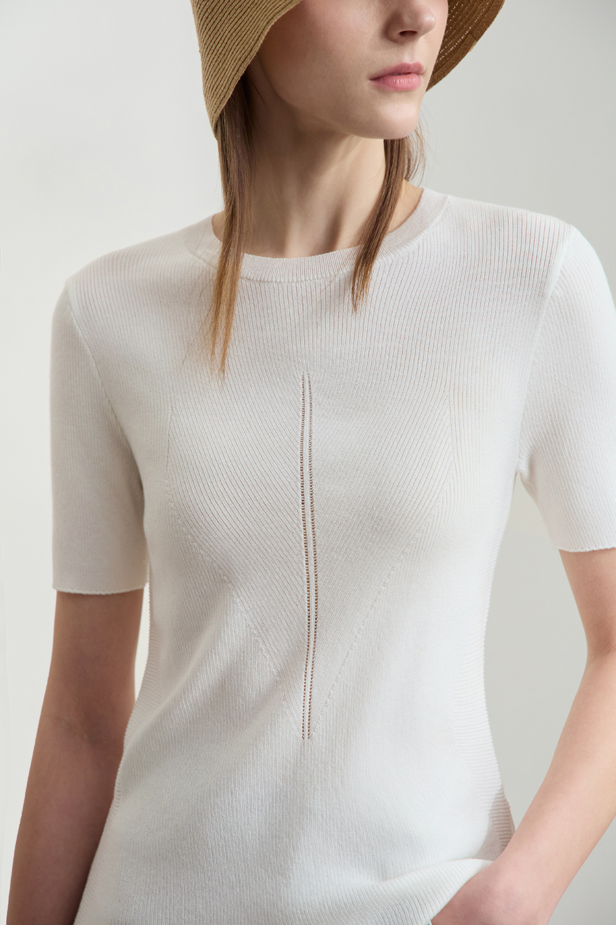 Lyocell Knit Sweater