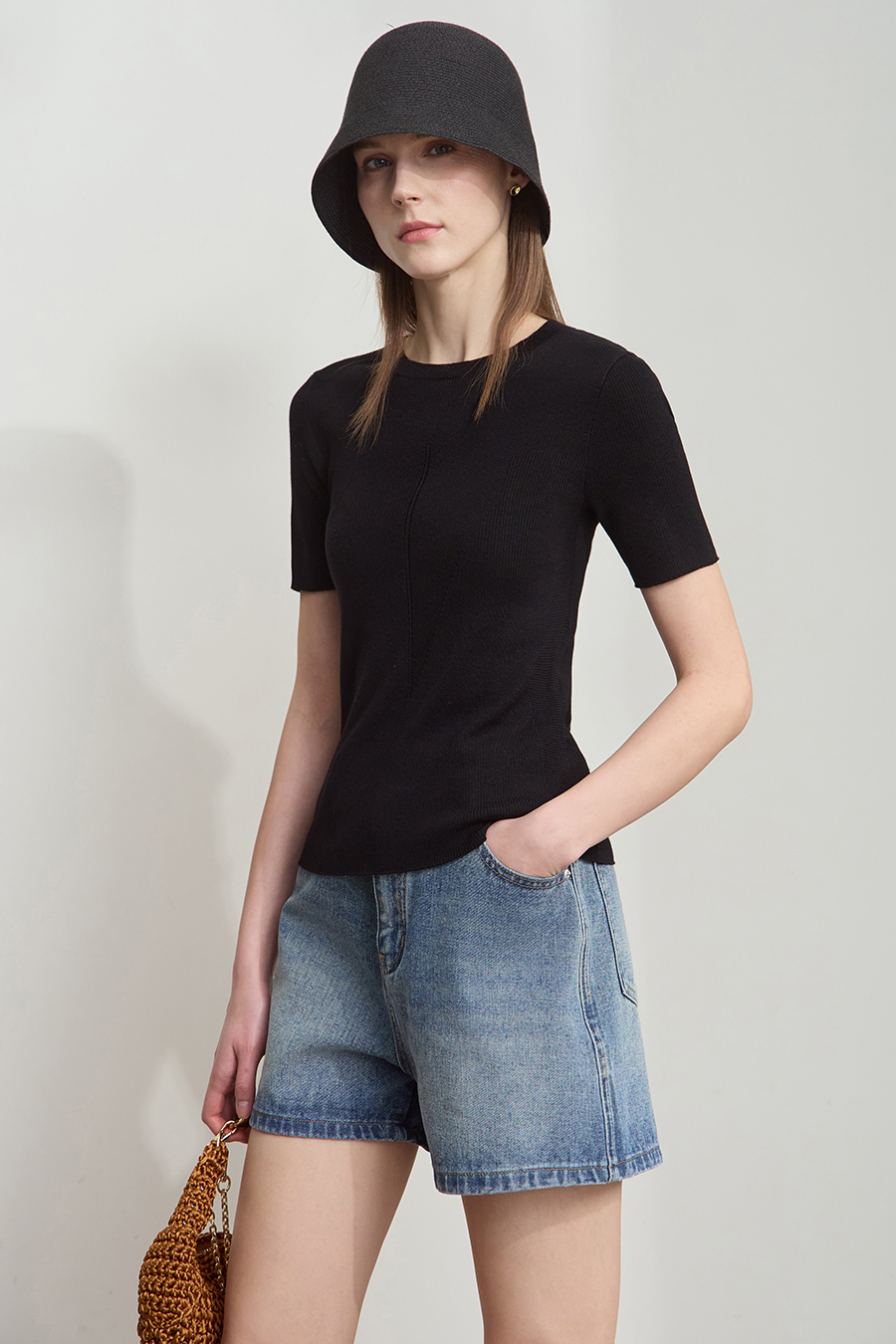 Lyocell Knit Sweater