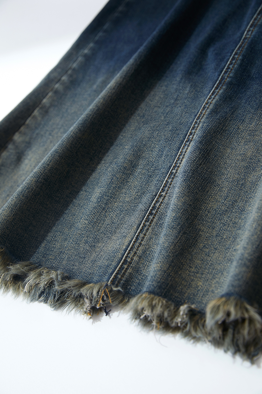 Ombre Denim Skirt