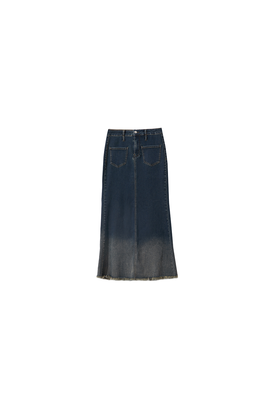 Ombre Denim Skirt