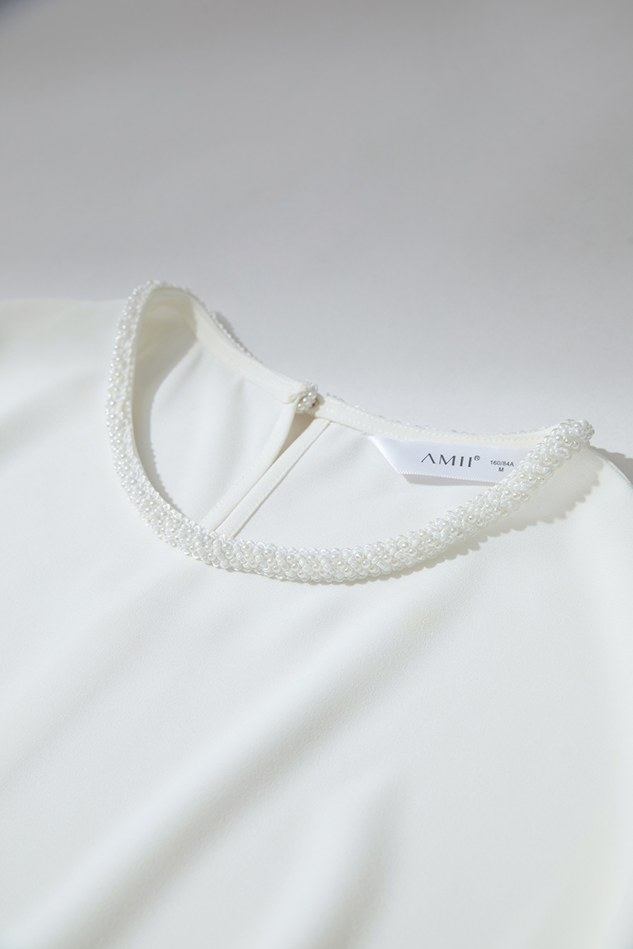 Drop Shoulder Short Sleeve Chiffon Top