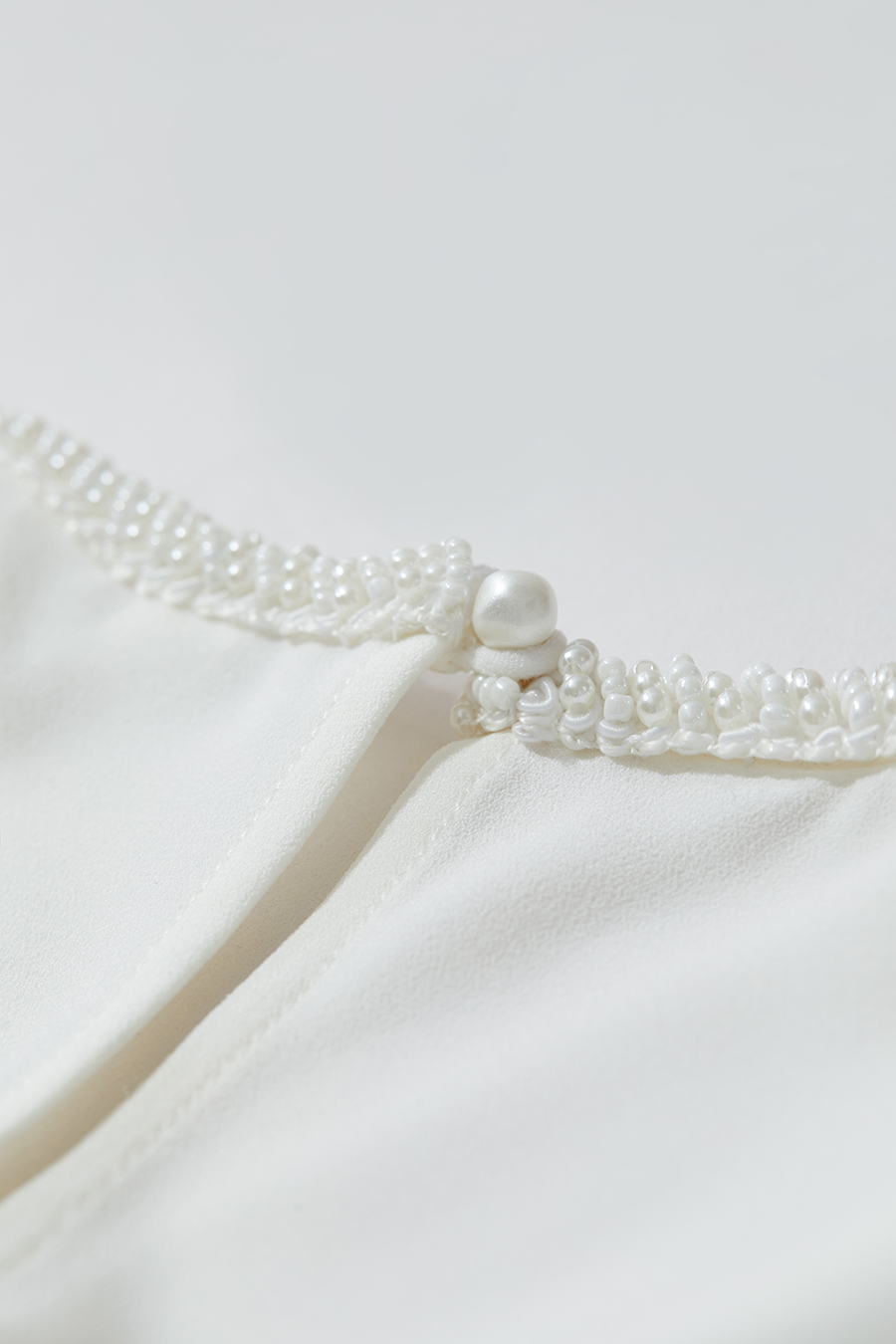 Drop Shoulder Short Sleeve Chiffon Top