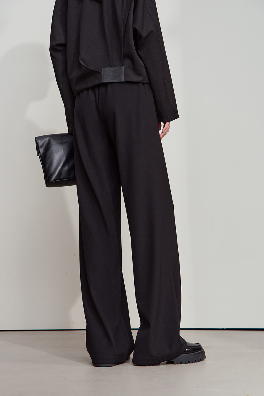 Belted Wide - leg Casual Long Pants|AMII-AMII.com