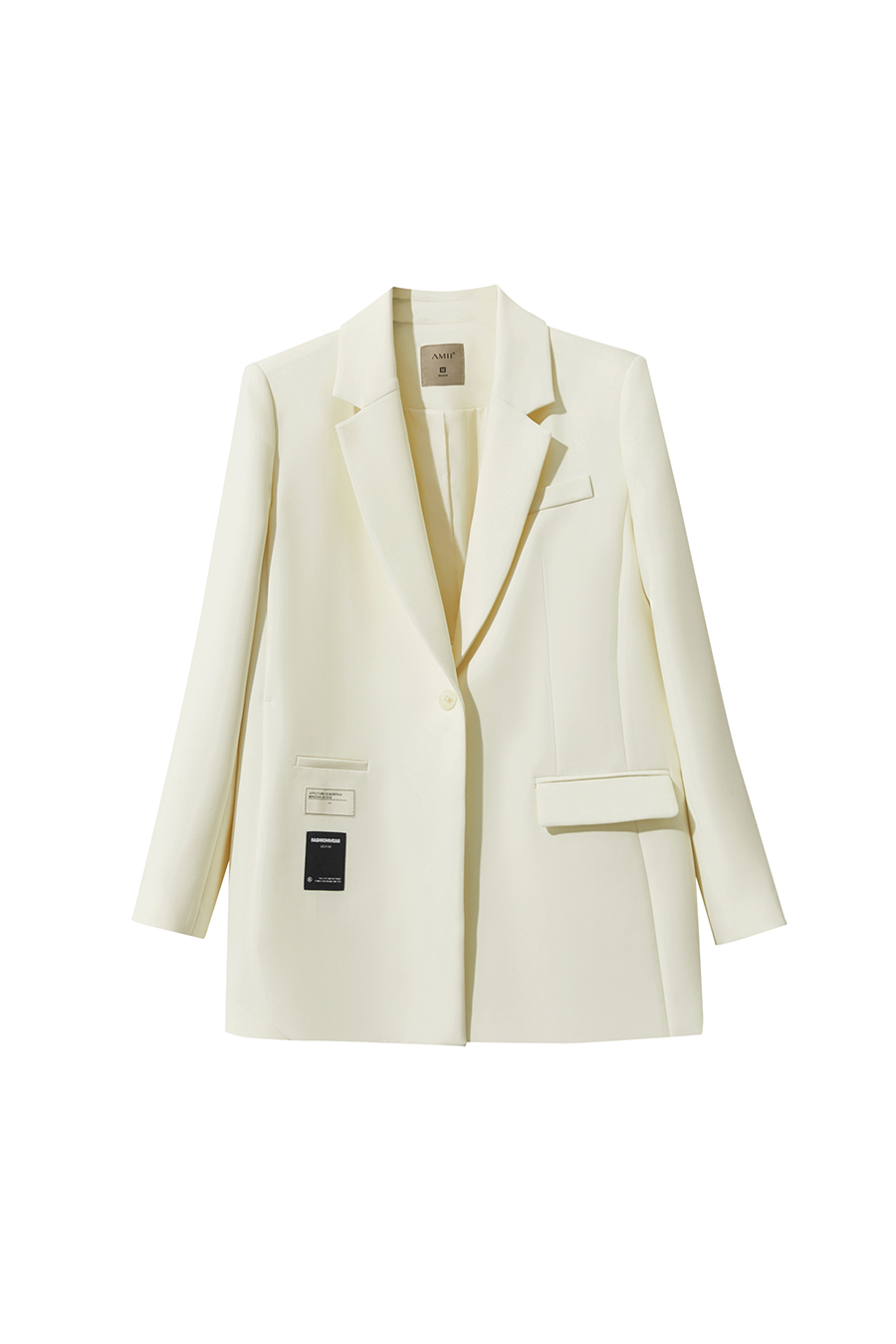 Notch Lapel Padded Shoulder Suit|AMII-AMII.com