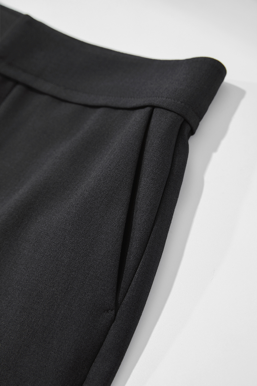 Twill Wide-Leg Casual Pants|AMII-AMII.com