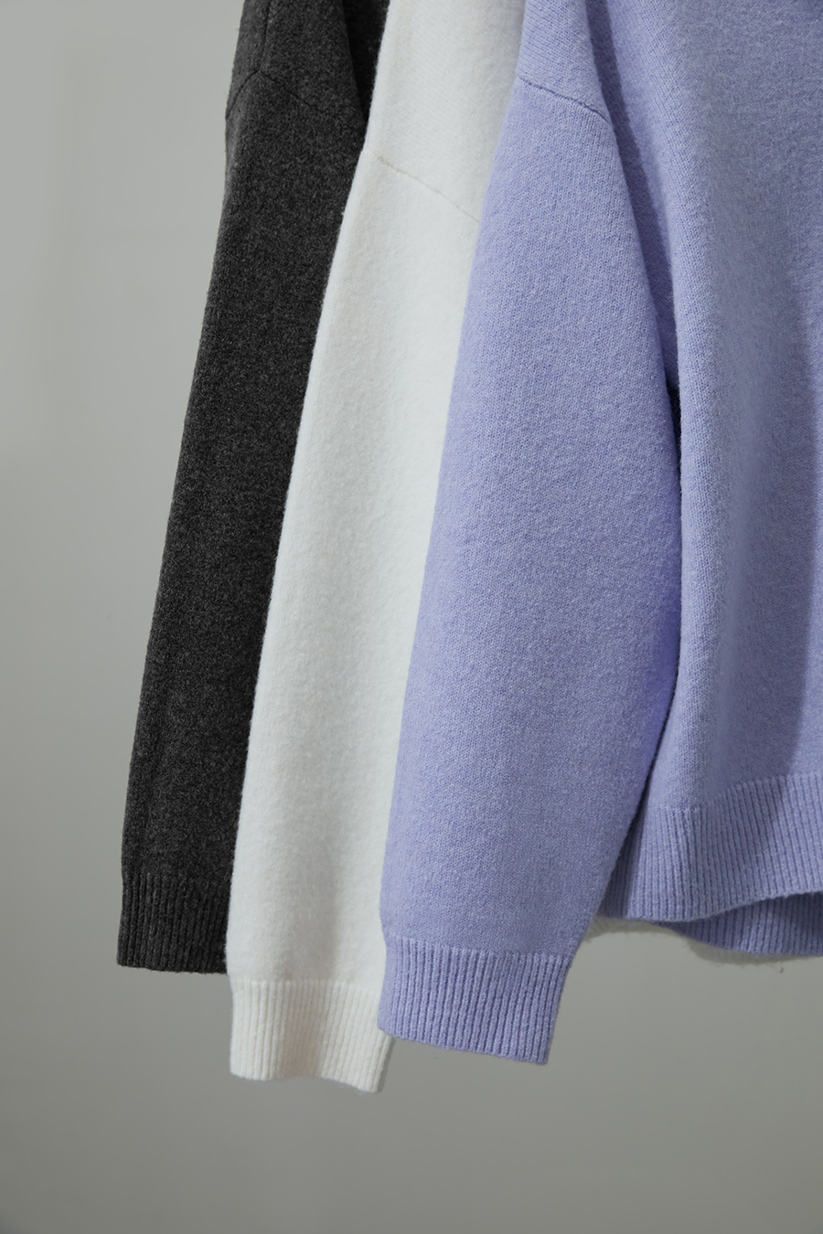 V-neck Drop-shoulder Sweater