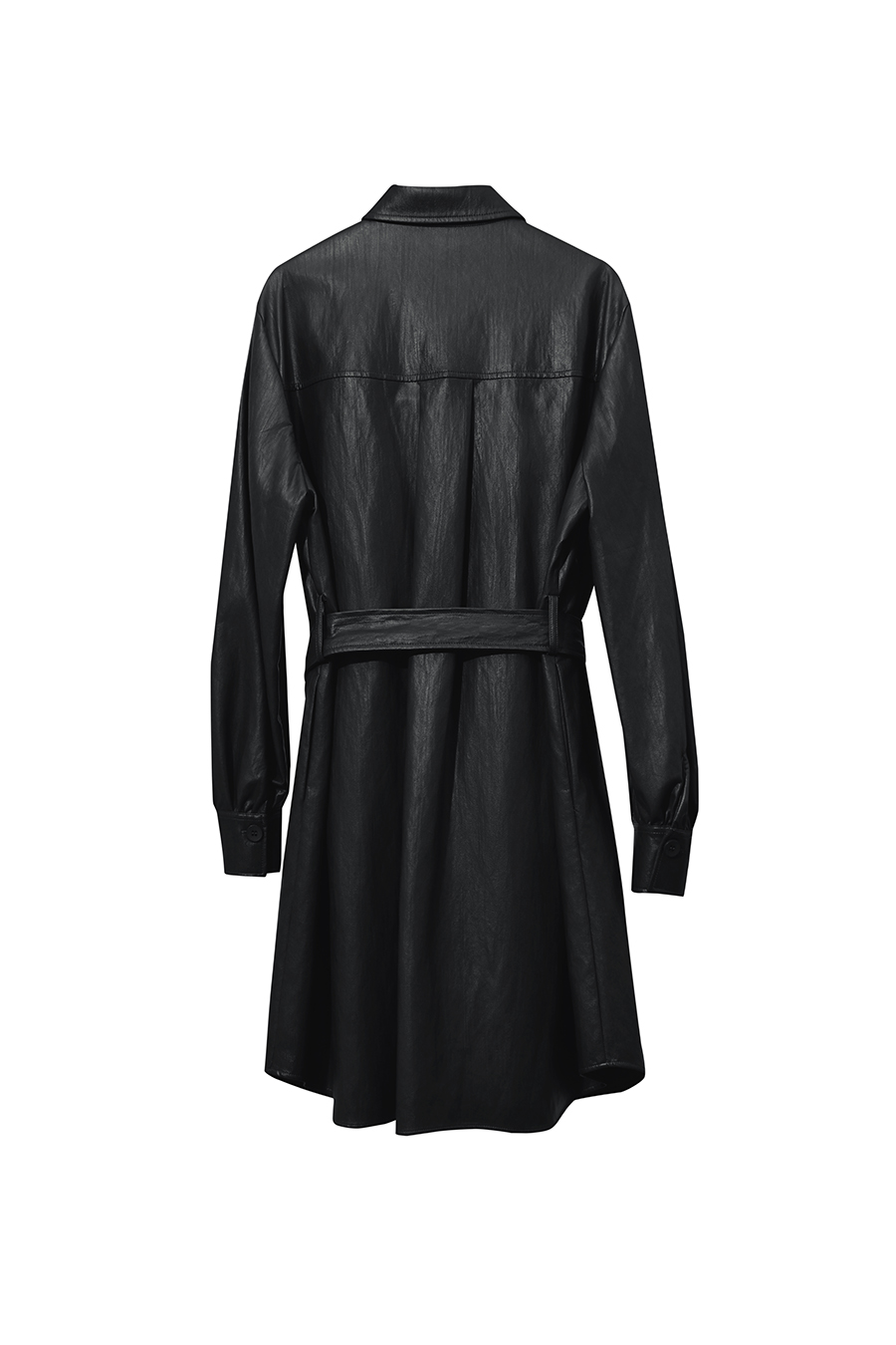 Bark-Wrinkled Eco-Friendly Leather Jacket|AMII-AMII.com