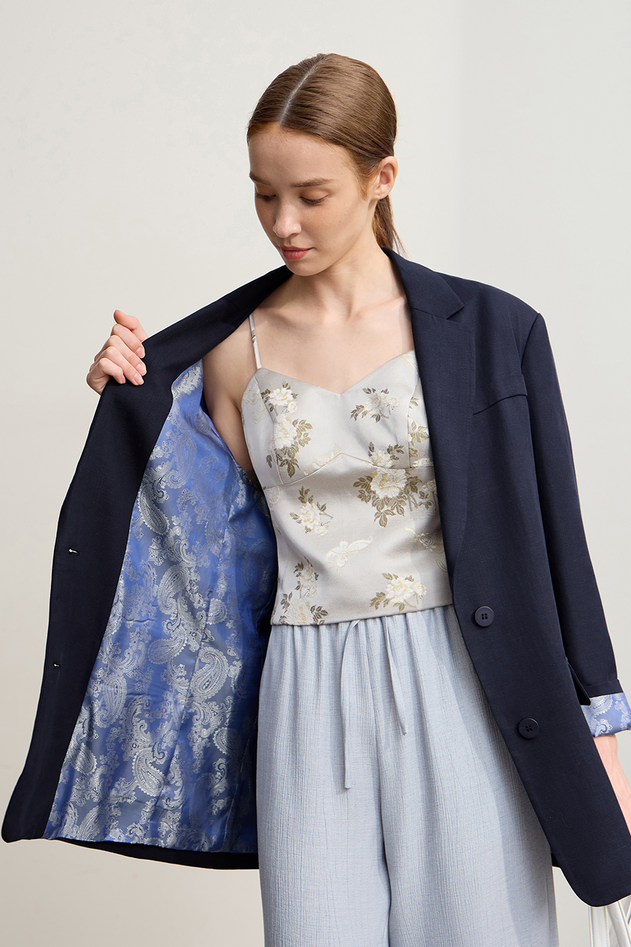 Lyocell Linen Suit|AMII-AMII.com