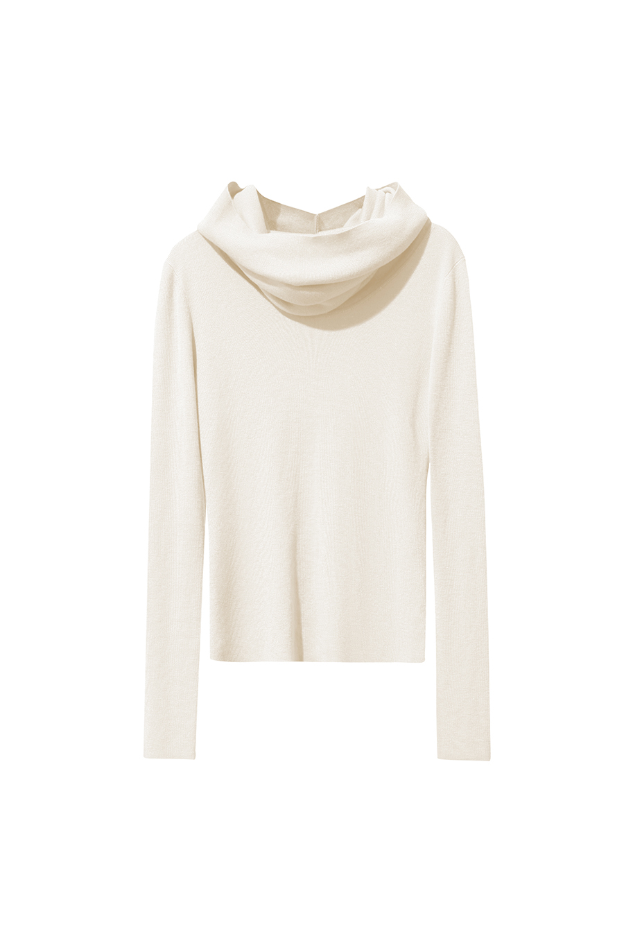 Slouchy Neck Slim Sweater|AMII-AMII.com