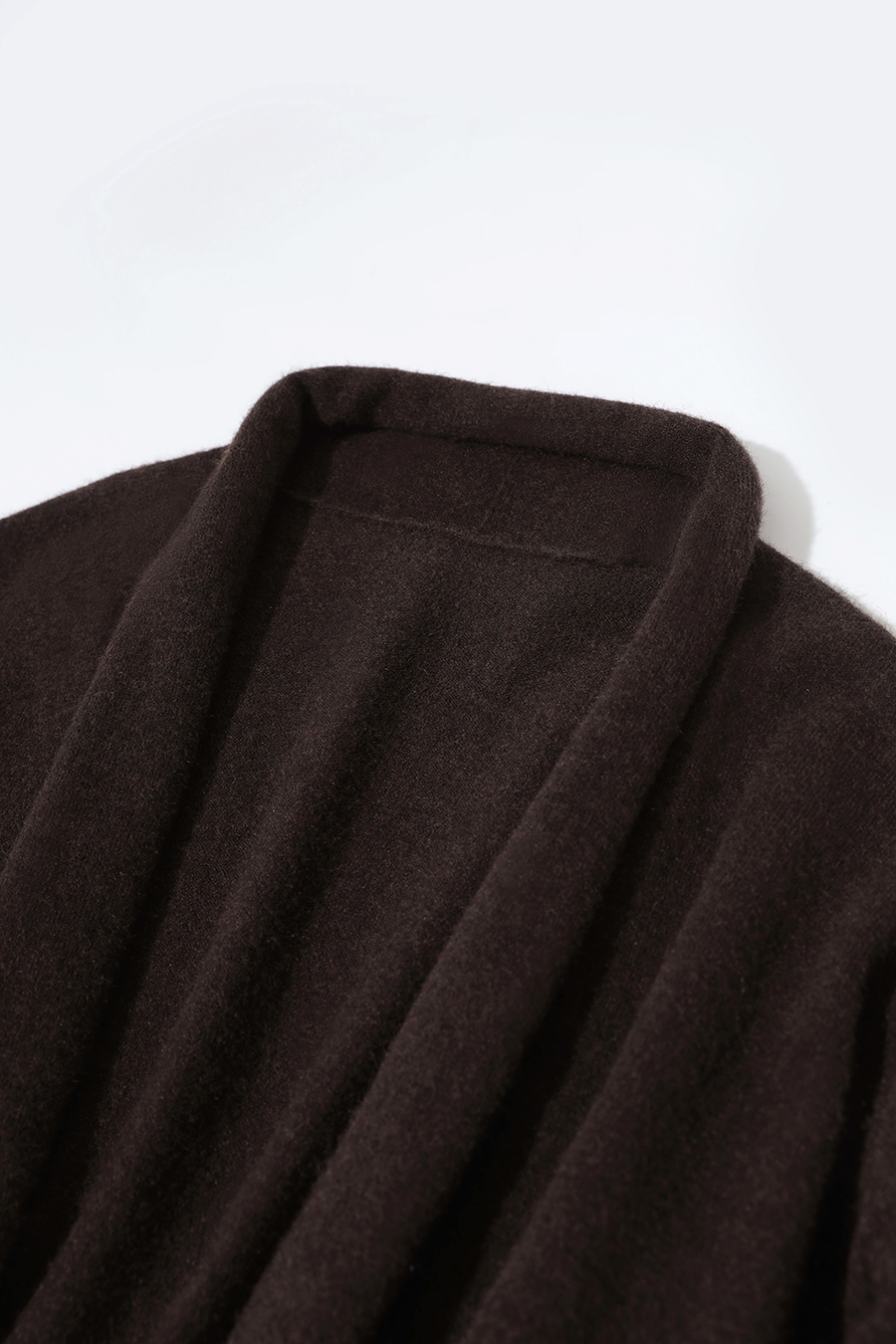 Drop-shoulder Knit Cardigan