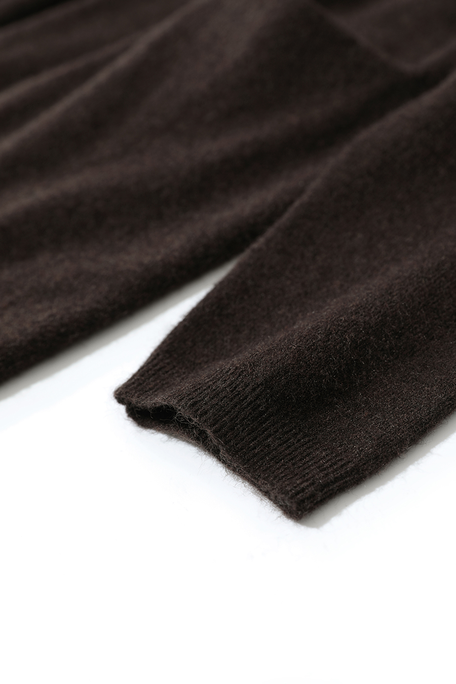 Drop-shoulder Knit Cardigan