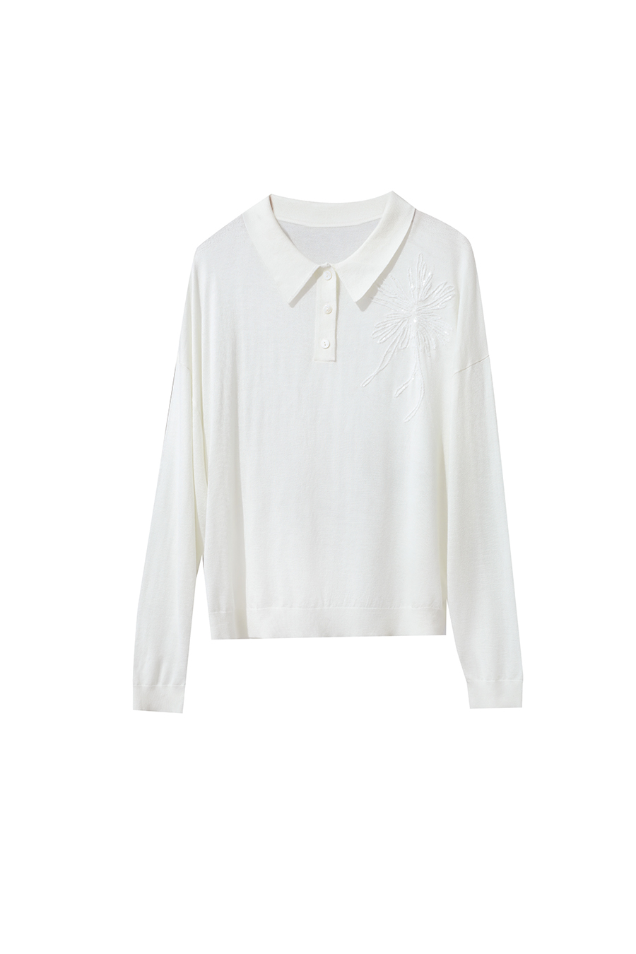 Firework Sequin Embroidered Sweater|AMII-AMII.com