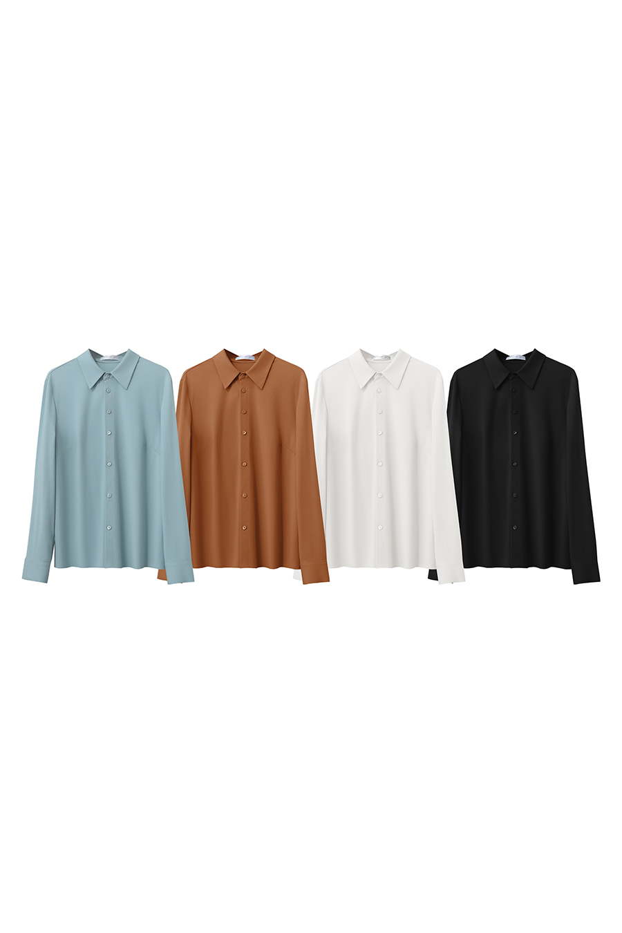 Straight Leg Elastic Long Sleeve Shirt|AMII-AMII.com
