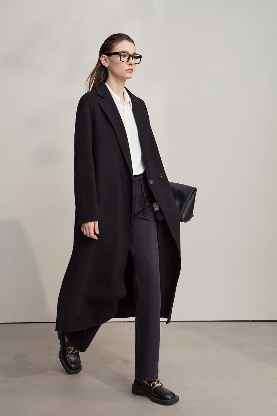 Straight Leg Elastic Long Sleeve Shirt|AMII-AMII.com