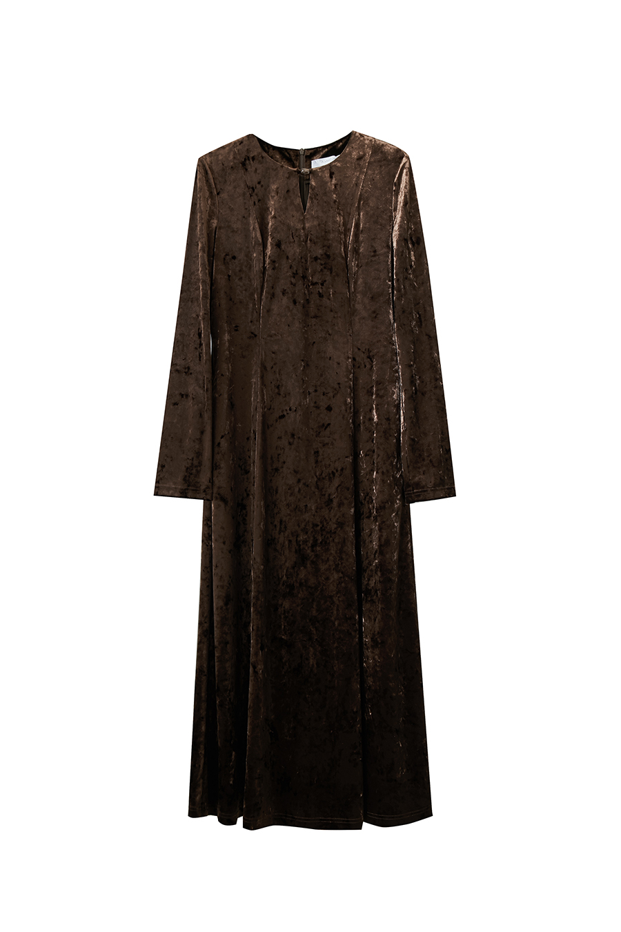 Ice Silk Velvet Dress|AMII-AMII.com