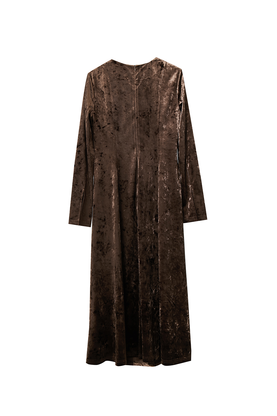 Ice Silk Velvet Dress|AMII-AMII.com