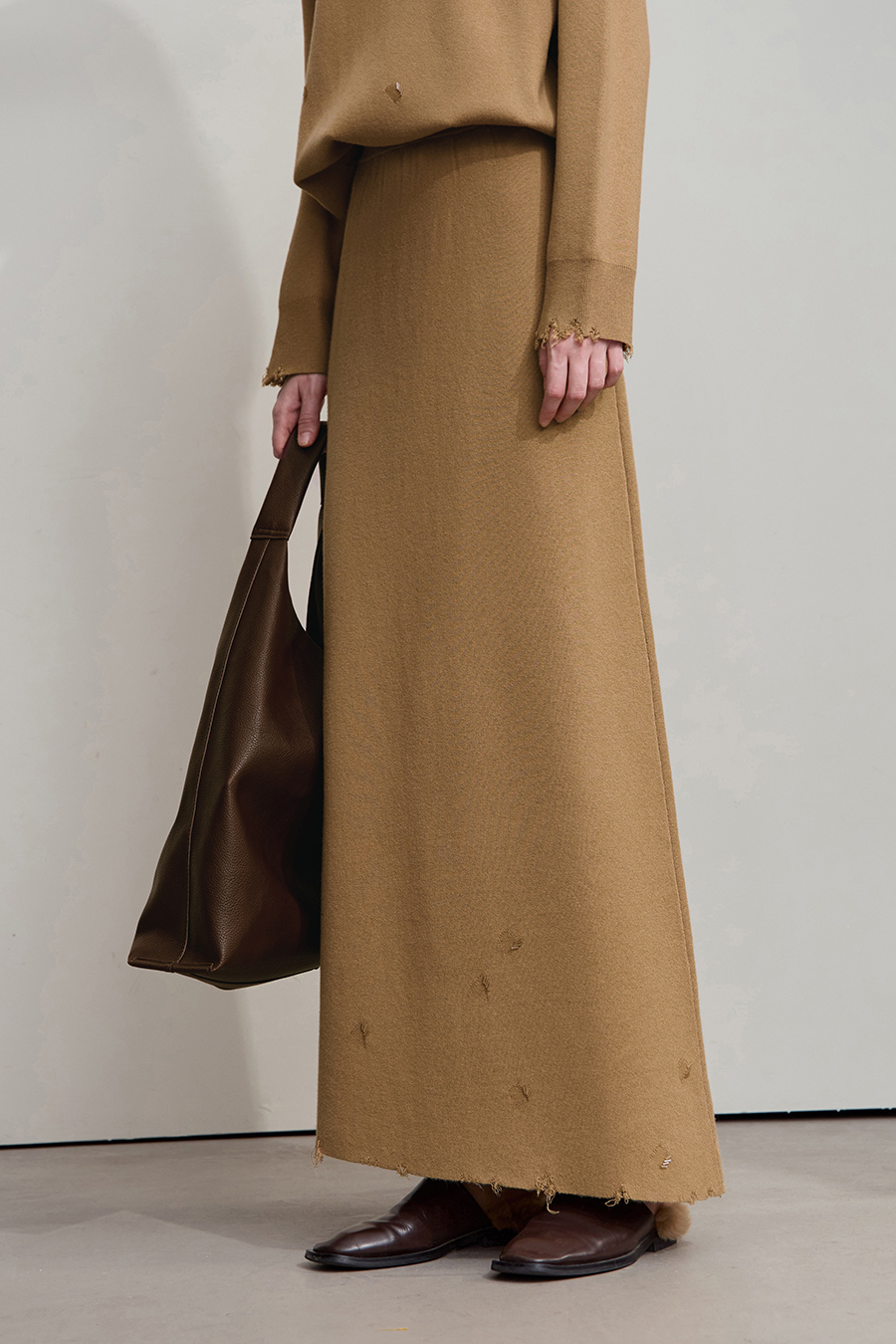 Long Knit Skirt