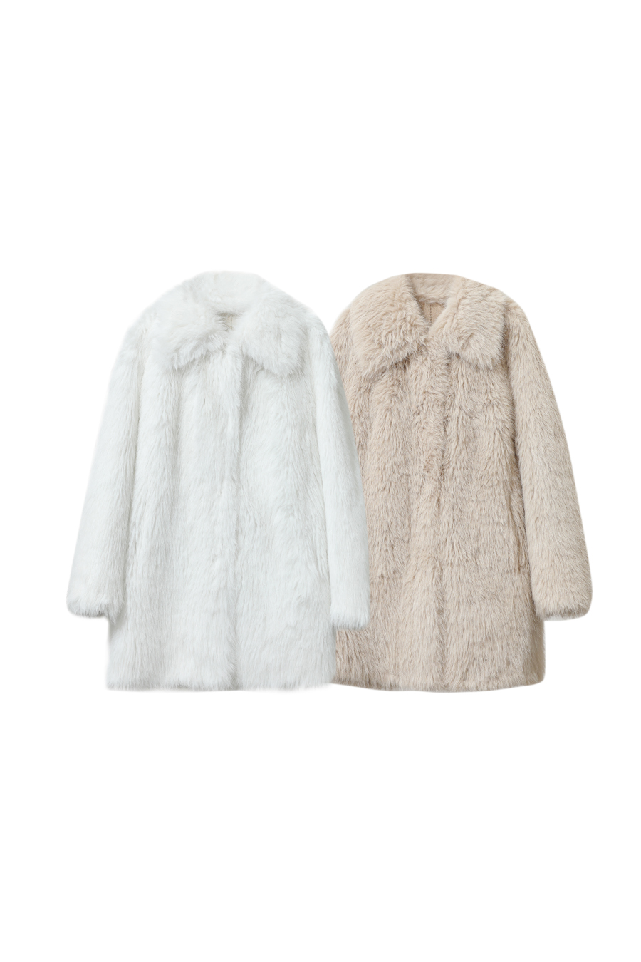 Loose Mid - Length Eco - Fur|AMII-AMII.com