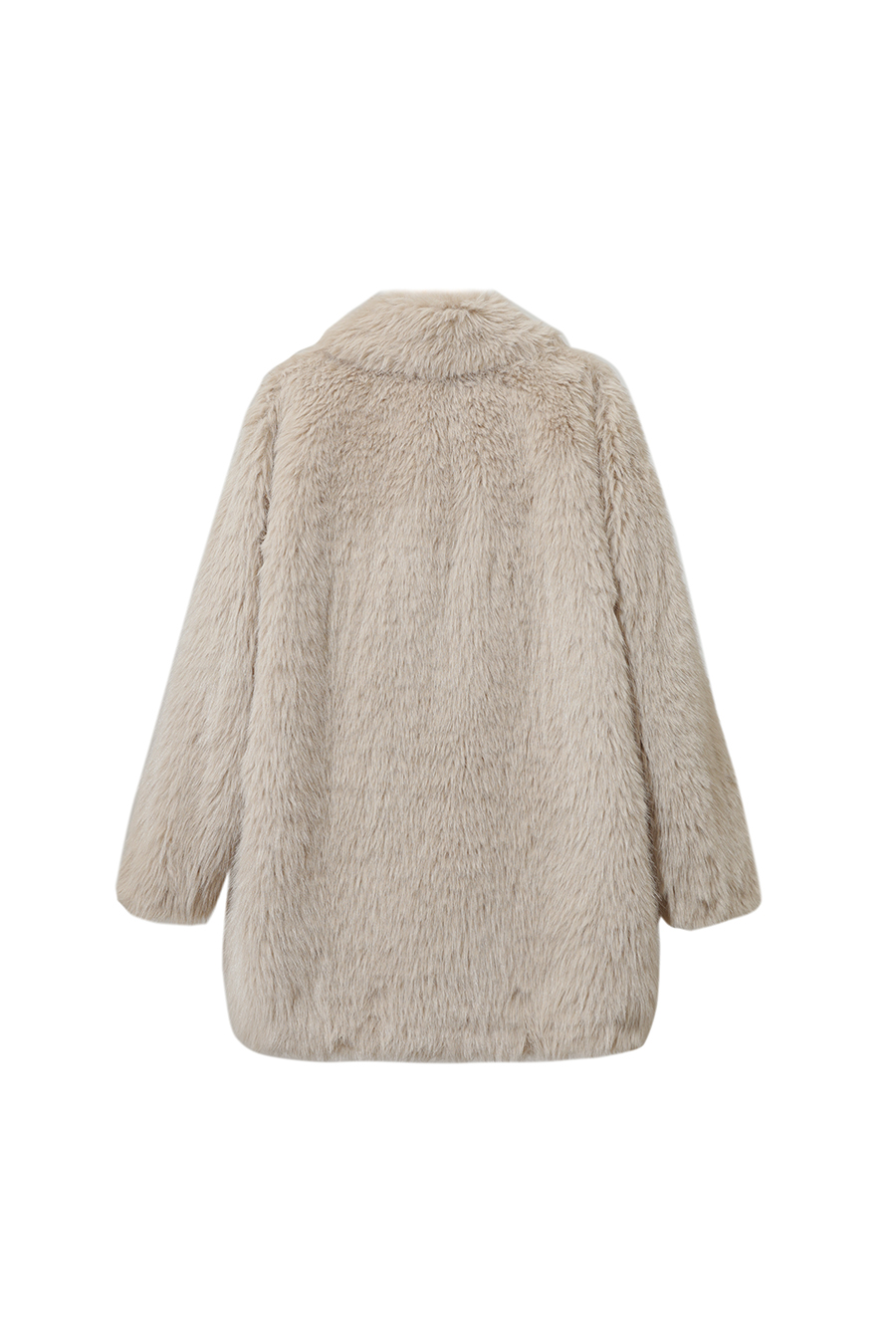 Loose Mid - Length Eco - Fur|AMII-AMII.com