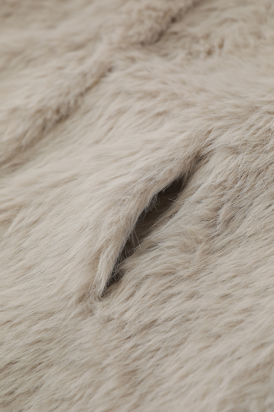 Loose Mid - Length Eco - Fur|AMII-AMII.com