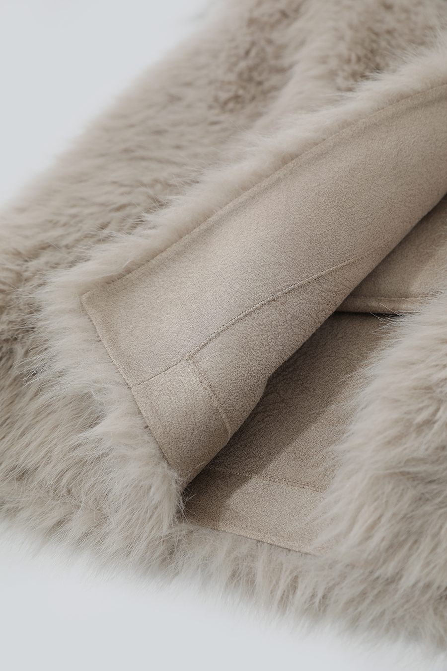 Loose Mid - Length Eco - Fur|AMII-AMII.com