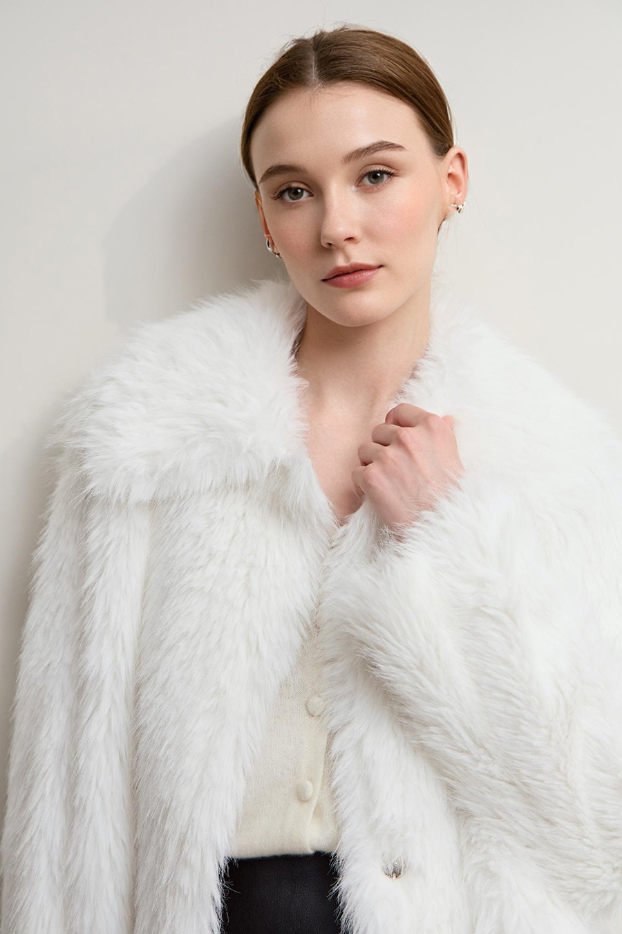 Loose Mid - Length Eco - Fur|AMII-AMII.com