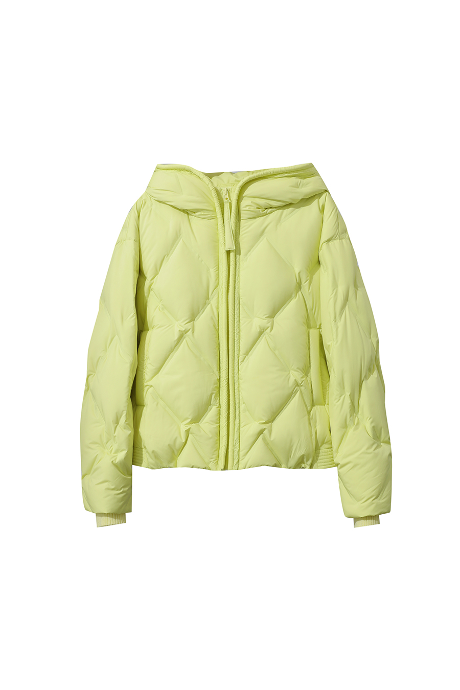 Hooded Straight Quilted Down Jacket