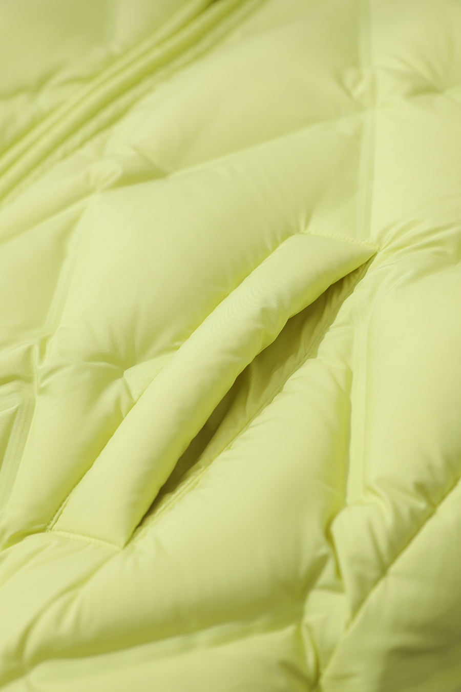 Hooded Straight Quilted Down Jacket