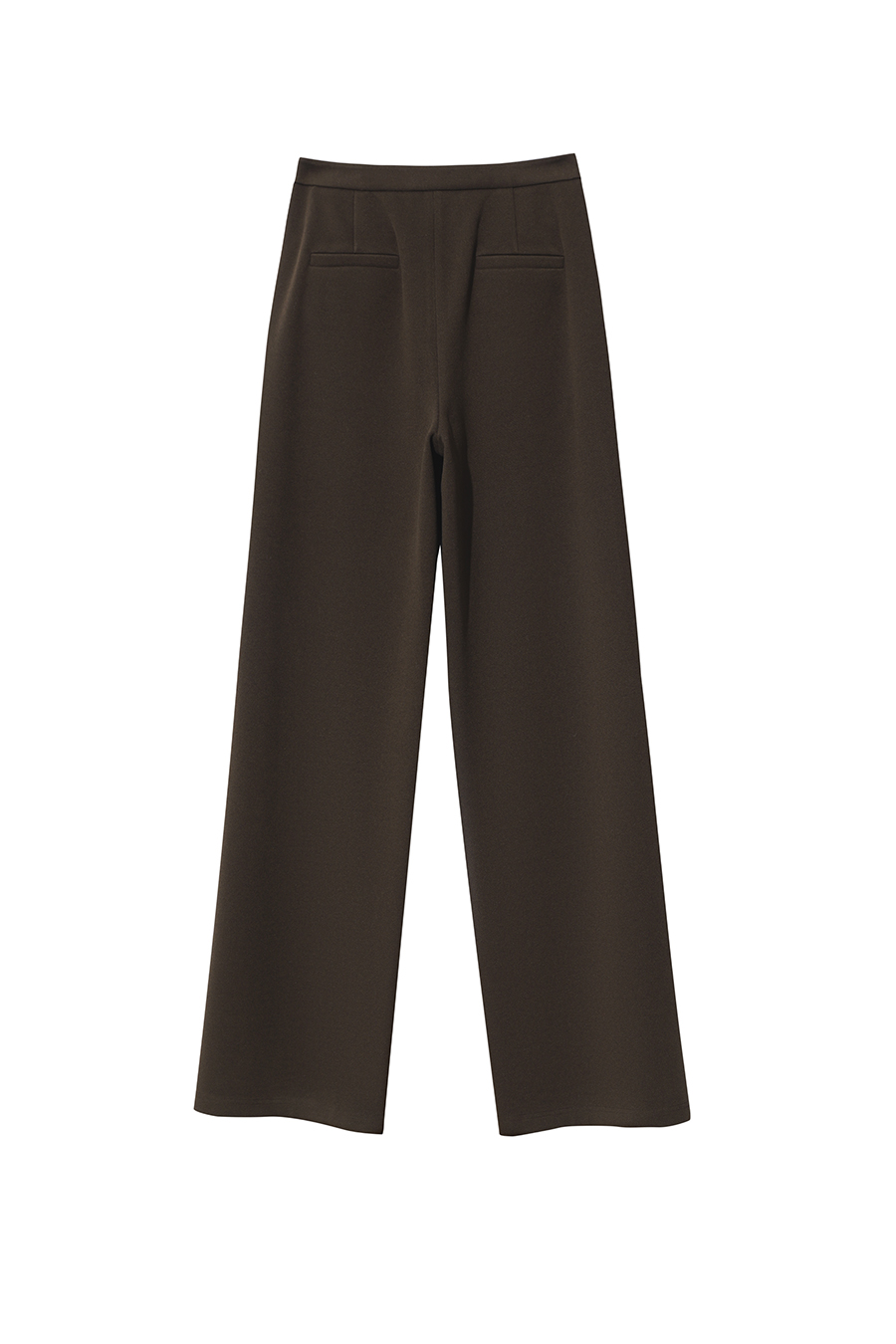 Slightly Elastic Straight Leg Brushed Long Pants|AMII-AMII.com