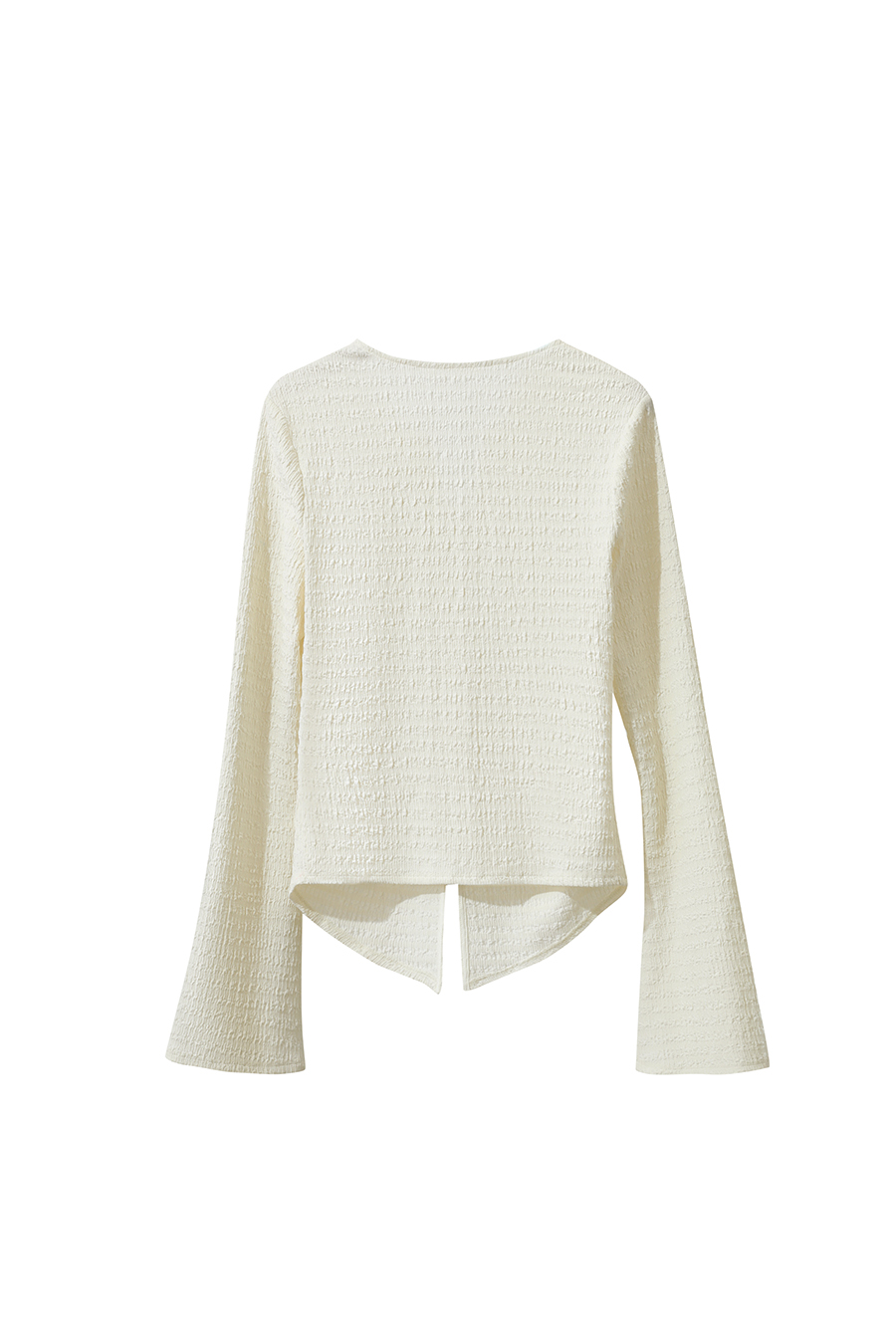 Slim Fit Micro Flare Sleeve T-Shirt|AMII-AMII.com