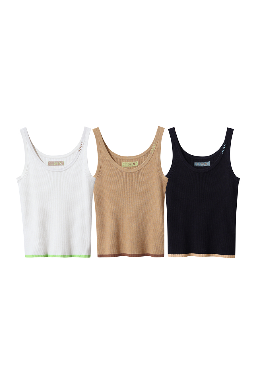 Letter jacquard camisole|AMII