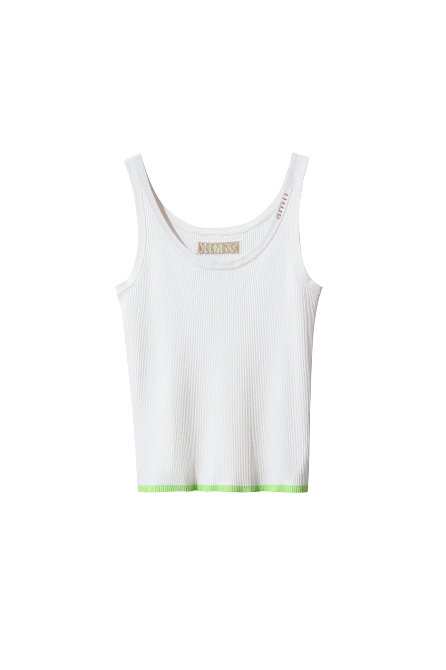 Letter jacquard camisole|AMII