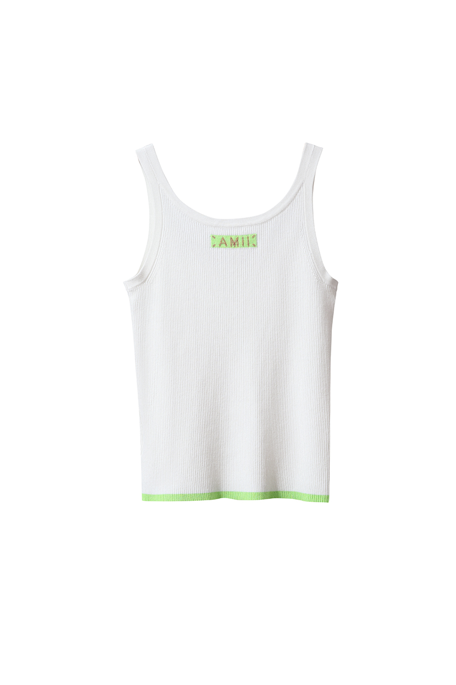 Letter jacquard camisole|AMII