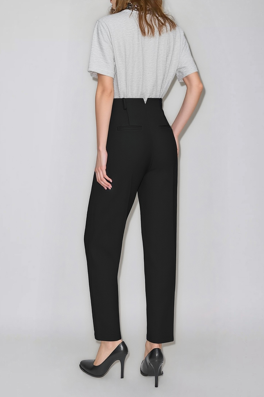 Straight-leg commuter trousers|AMII