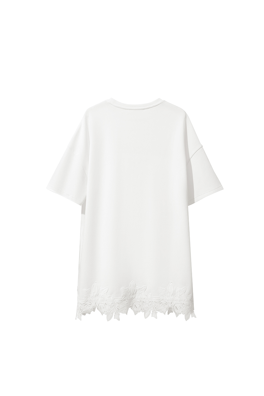 Lace Patchwork Air Layer T-shirt