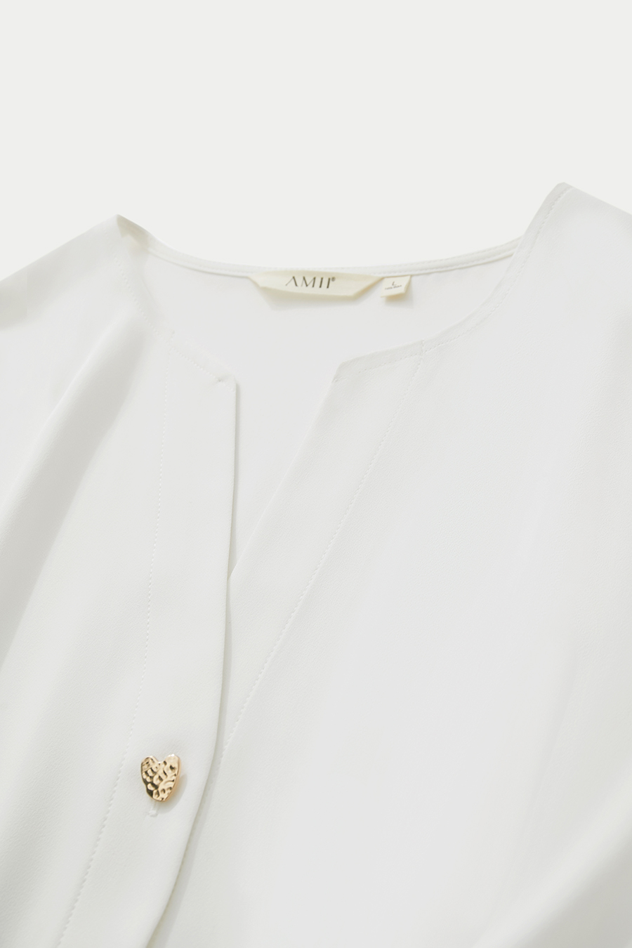 V-Neck Ruffled Chiffon Top