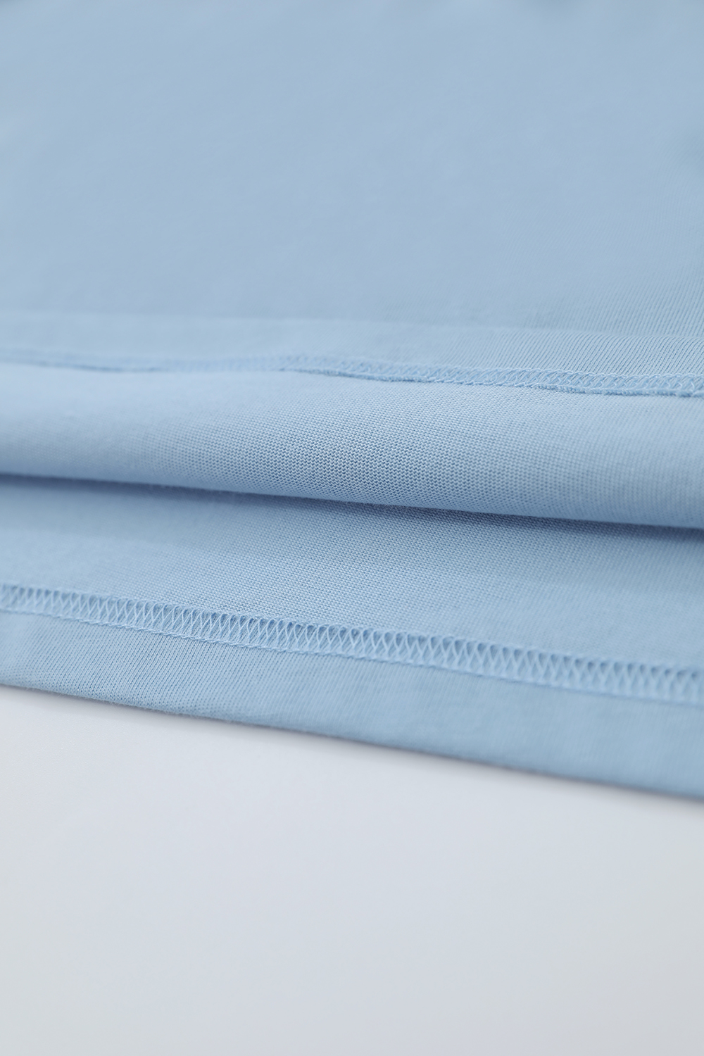 Heart Print U-neck T-shirt