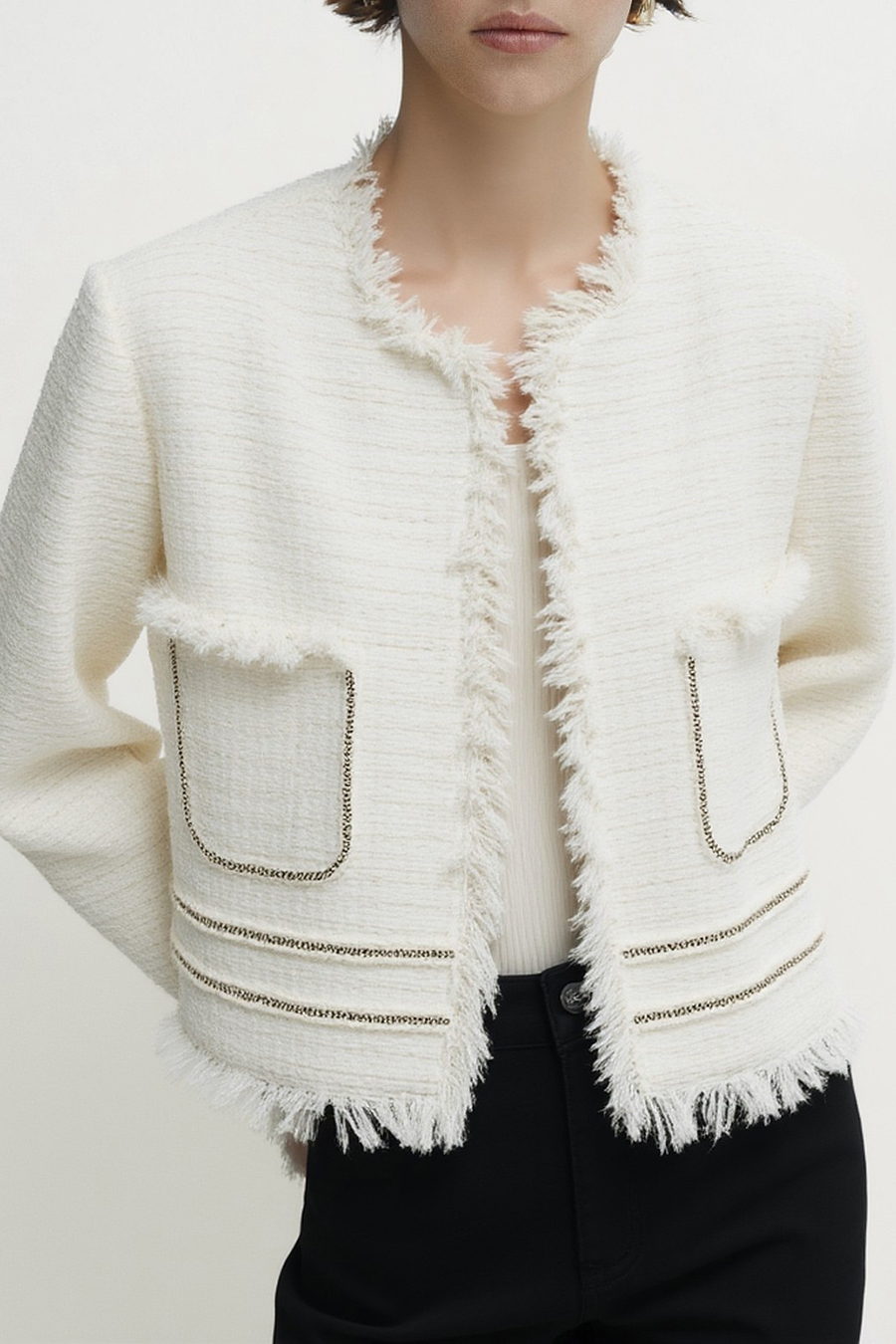 Tweed Cropped Jacket