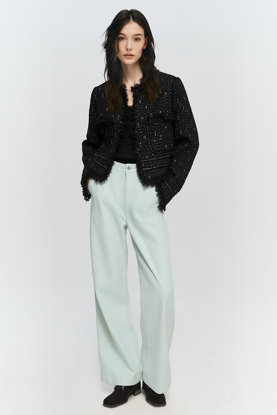 Tweed Cropped Jacket