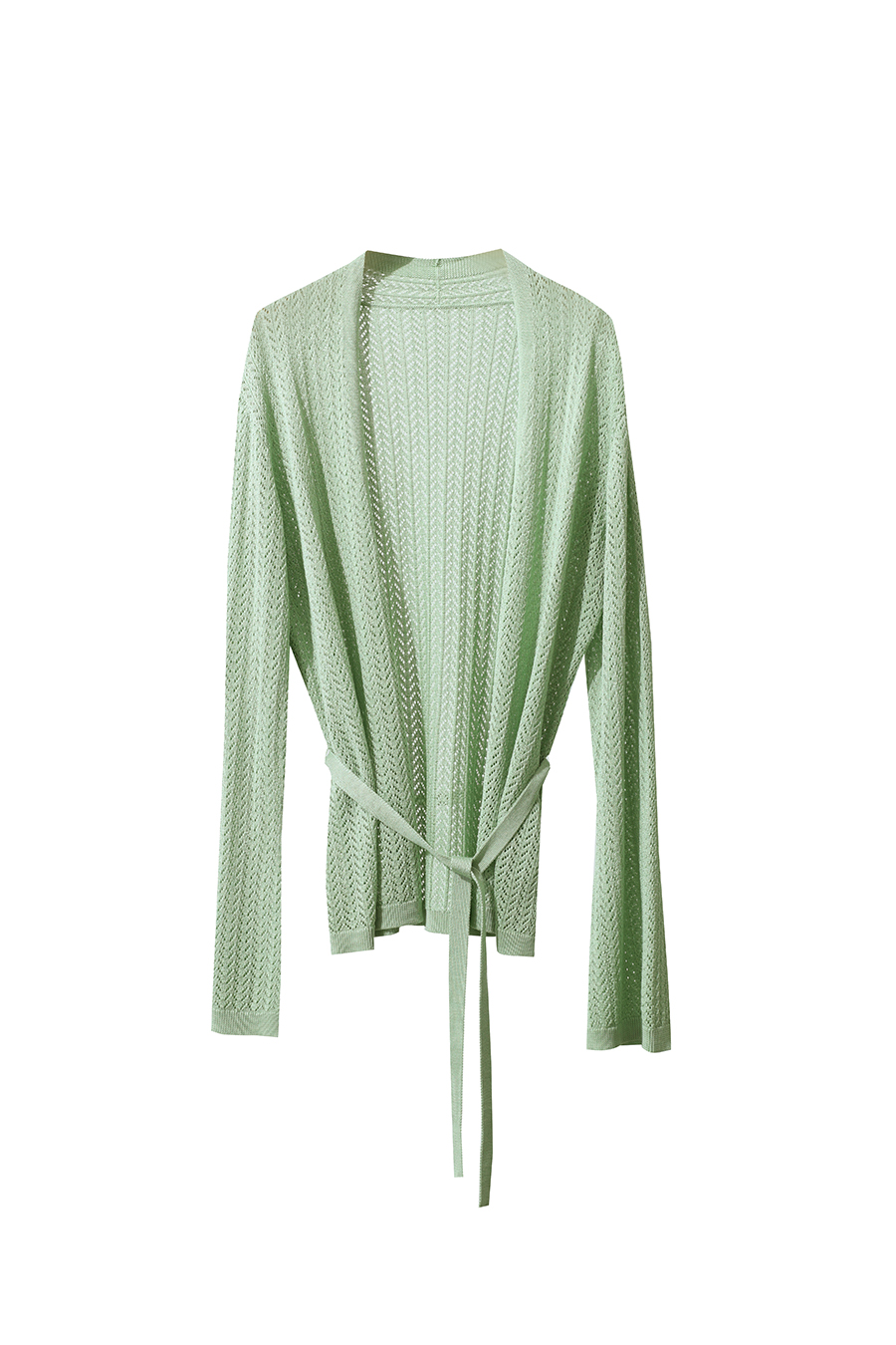 Eyelet Knitted Cardigan