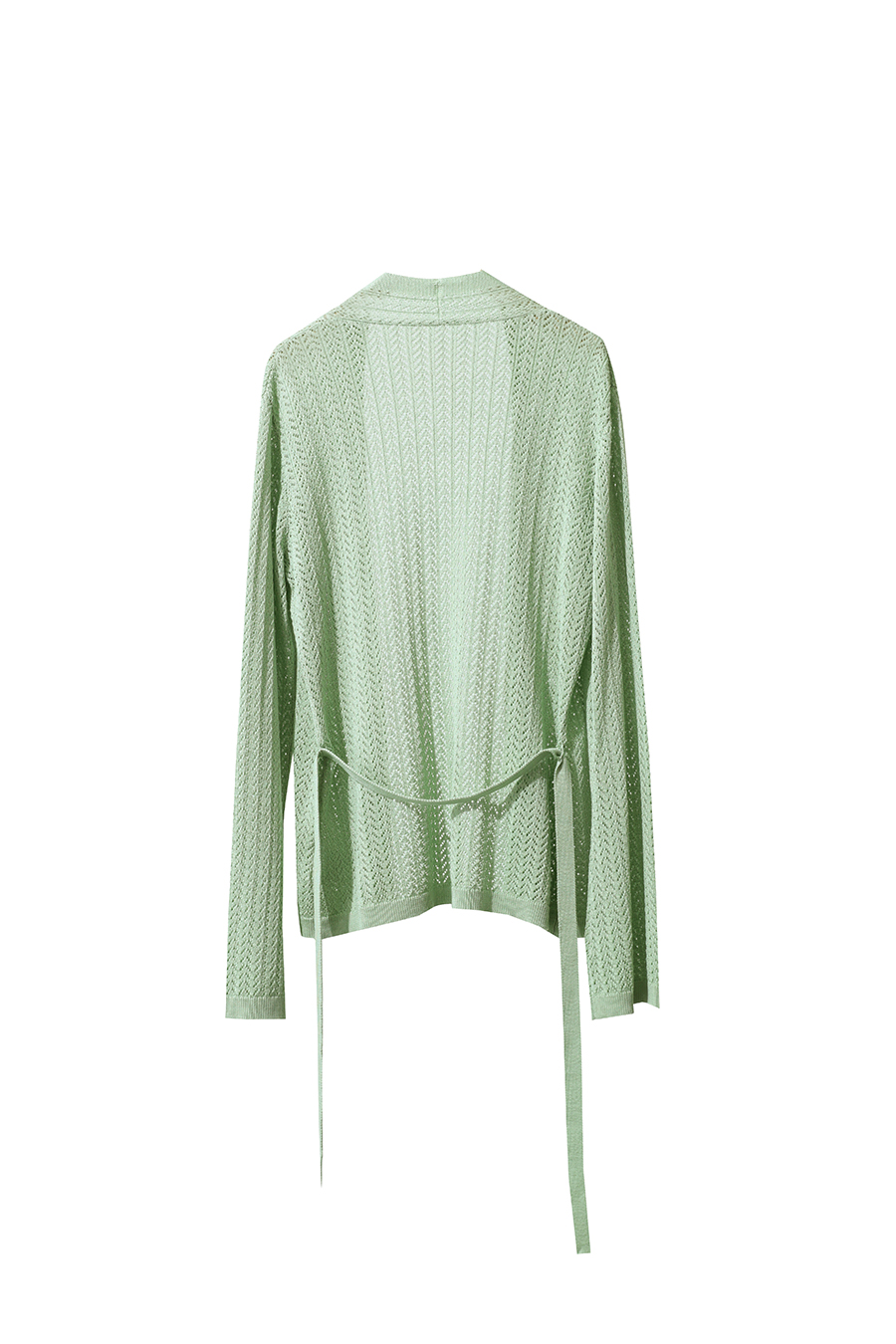 Eyelet Knitted Cardigan