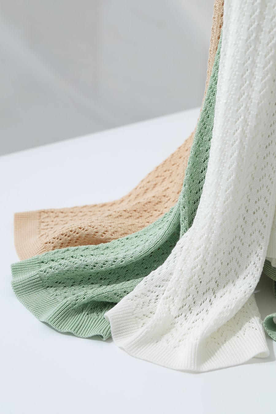 Eyelet Knitted Cardigan