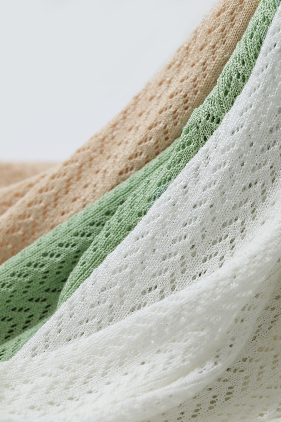 Eyelet Knitted Cardigan