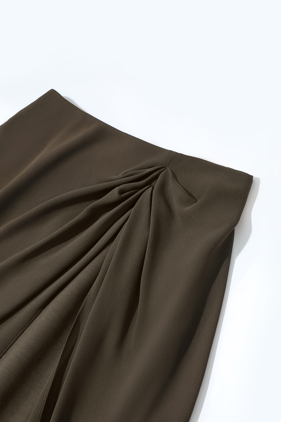 High Slit Gathered Skirt|AMII