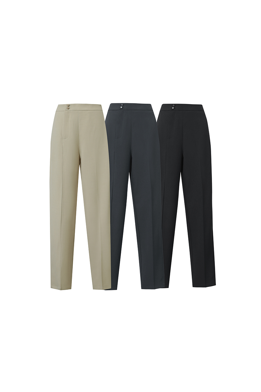 Commuter-style Tapered Casual Trousers|AMII