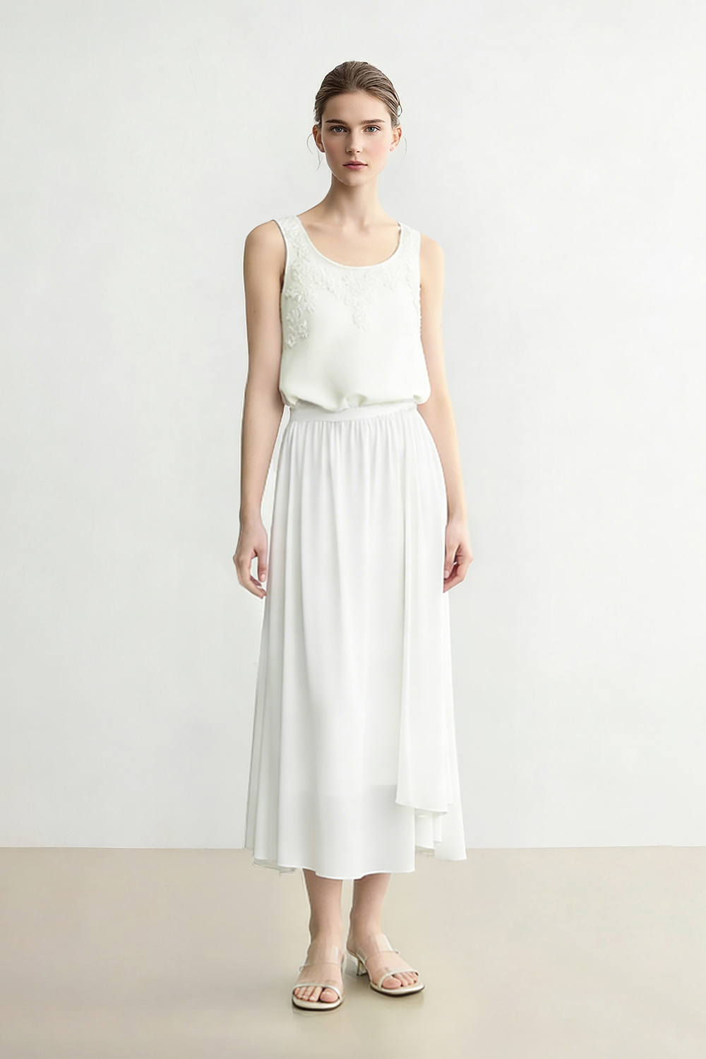 Lace Spliced Camisole|AMII