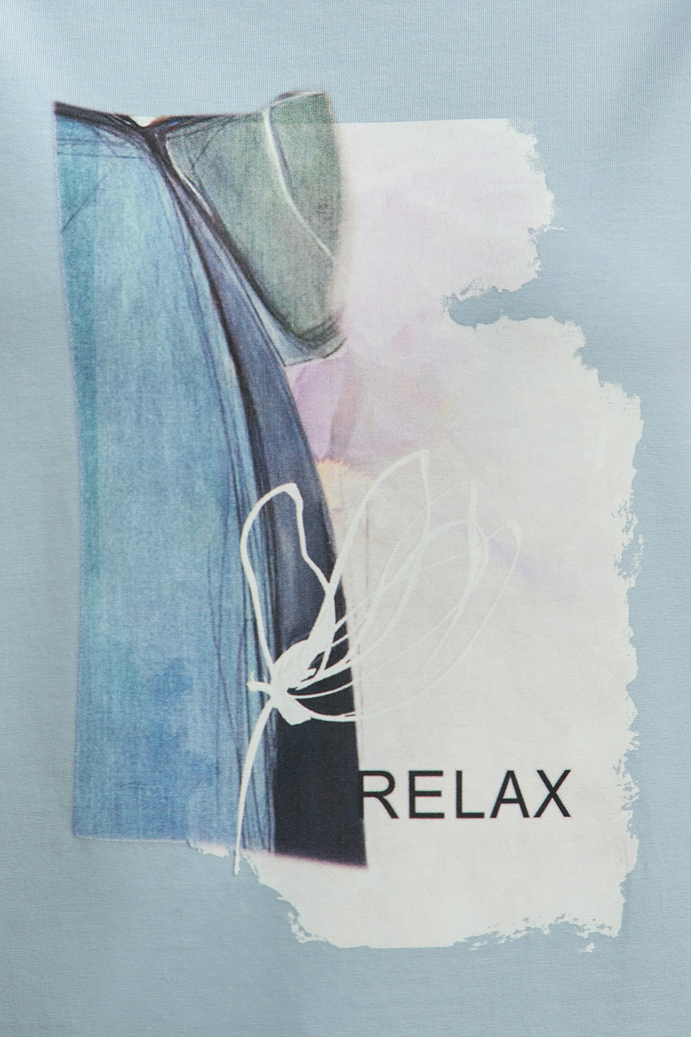 Square Neck Printed T-shirt